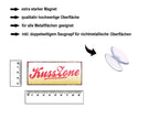 Magnet ''Kuss Zone'' 9,3x4cm
