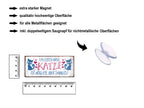 Magnet ''Ein Leben ohne Katze ist sinnlos'' 9,3x4cm