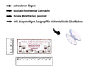 Magnet ''Wer die Wahrheit im Wein finden will'' 9,3x4cm