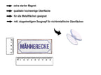 Magnet ''Männerecke'' 9,3x4cm