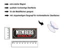 Magnet ''Members Only'' 9,3x4cm