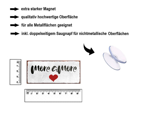 Magnet ''More Amore'' 9,3x4cm