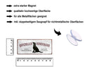 Magnet ''Offizieller Hundenaar (grau)'' 9,3x4cm