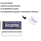 Magnet ''Biergarten (blockschrift)'' 9,3x4cm