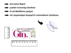 Magnet ''und am Ende ergibt alles Gin (ohne Flasche)'' 9,3x4cm