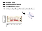 Magnet ''Oft braucht es keinen Psychologen guten Friseur'' 9,3x4cm
