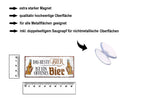 Magnet ''Das beste Bier ist ein offenes Bier'' 9,3x4cm
