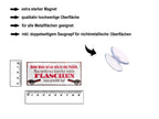 Magnet ''Beim Wein ist es wie in Politik. Flaschen gewählt'' 9,3x4cm