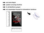 Magnet ''Haut die Roller an die Wand Simson Land'' 9x6x0,3cm