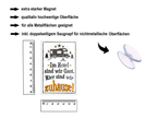 Magnet ''Im Hotel sind wir Gast'' 9x6x0,3cm