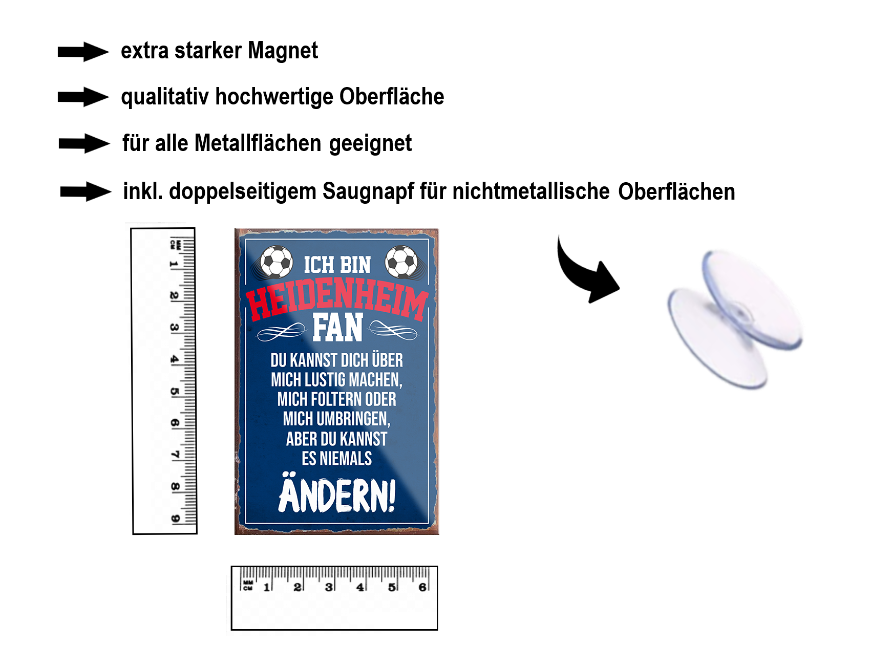 Magnete ''Fußball 2 von 2'' Bayern Dortmund Freiburg Köln Mönchengladbach Pauli uvm 9x6cm