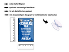 Magnet ''Schalke Fan'' 9x6x0,3cm