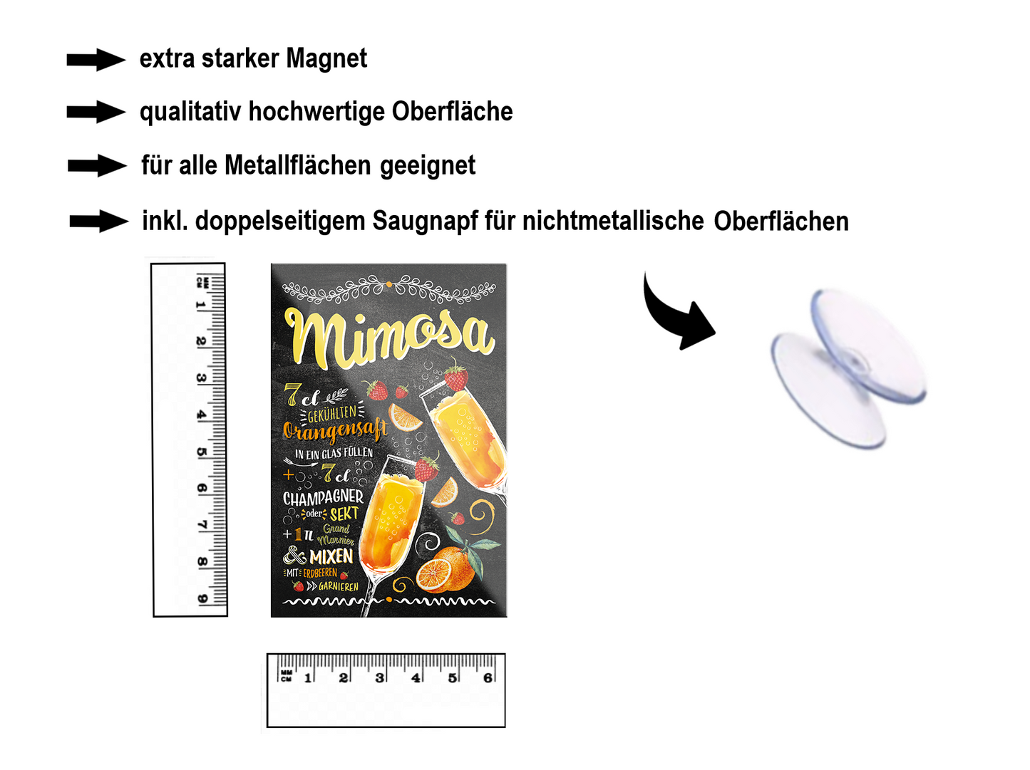 Magnet ''Mimosa'' 9x6x0,3cm