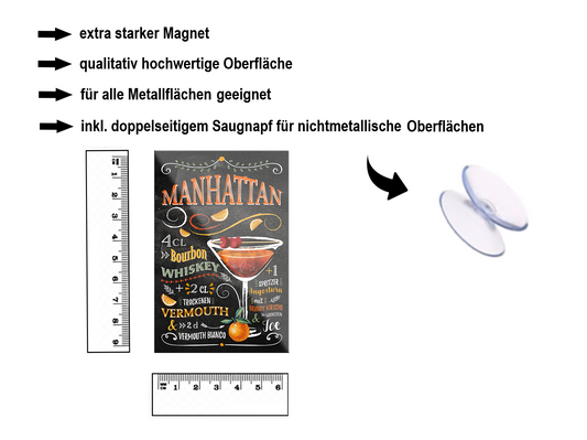 Magnet ''Manhatten'' 9x6x0,3cm