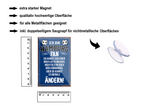 Magnet ''Hamburg Fan (schwarze schrift)'' 9x6x0,3cm