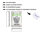 Magnet ''Wolfsburg Fan'' 9x6x0,3cm