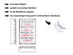 Magnet ''Es ist keine Villa nur ein Haus'' 9x6x0,3cm