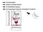 Magnet ''Time for Wine'' 9x6x0,3cm
