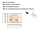 Magnet ''Willkommen zur Pension Oma & Opa'' 9x6x0,3cm
