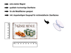 Magnet ''Sieben Gänge Menü'' 9x6x0,3cm