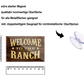 Magnet ''Welcome to the Ranch'' 9x6x0,3cm