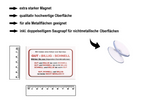 Magnet ''Wir bieten drei Arten Service Gut Billig Schnell'' 9x6x0,3cm