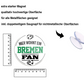 Magnet ''Bremen Fan'' 8x8x0,3cm
