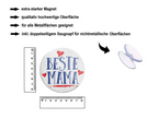Magnet ''Beste Mama'' 8x8x0,3cm