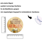Magnet ''Zwischen Leber & Nierchen passt Bierchen'' 8x8x0,3cm