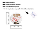 Magnet ''Glück ist die Liebe einer Katze'' 8x8x0,3cm