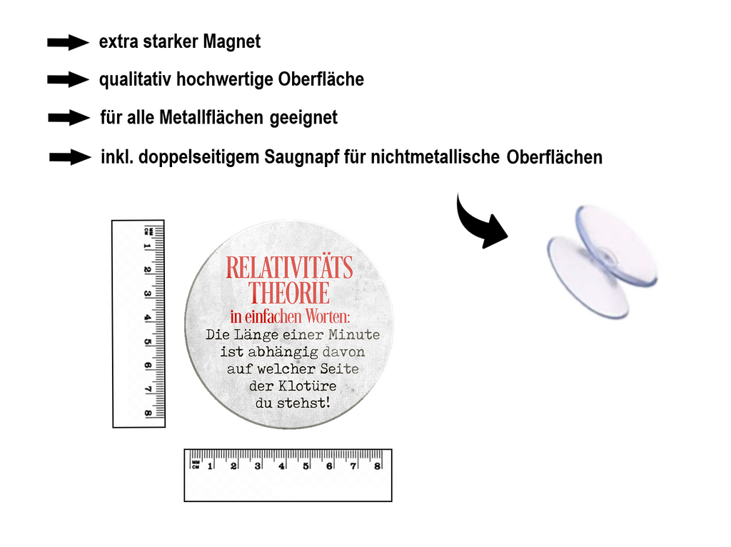 Magnete ''Albert Einstein 4 von 4'' 9x6cm&8cm diverse Varianten vom beliebten Physiker