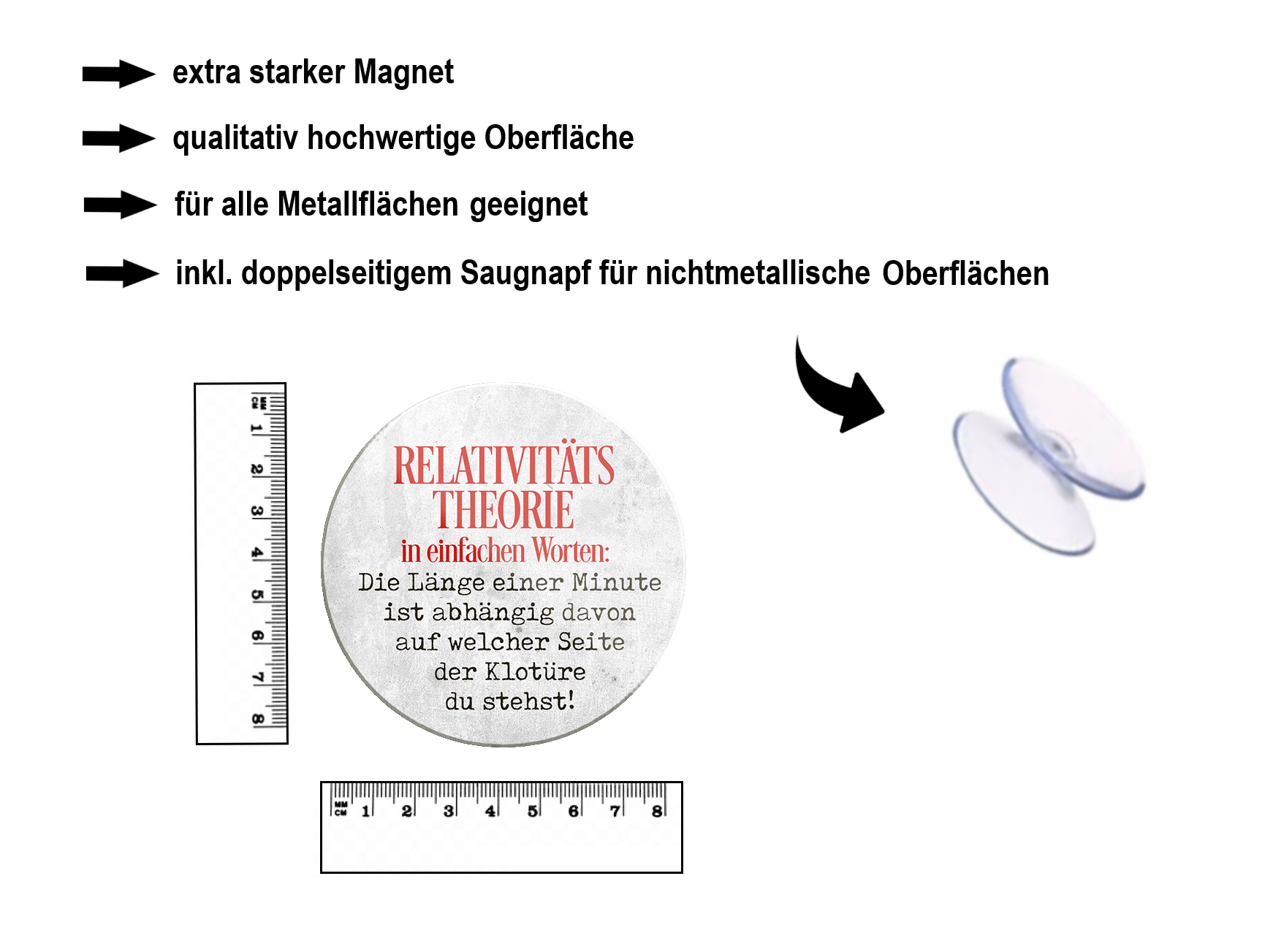 Magnete ''Albert Einstein 4 von 4'' 9x6cm&8cm diverse Varianten vom beliebten Physiker