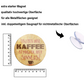 Magnet ''Ein Leben ohne Kaffee sinnlos'' 8x8x0,3cm