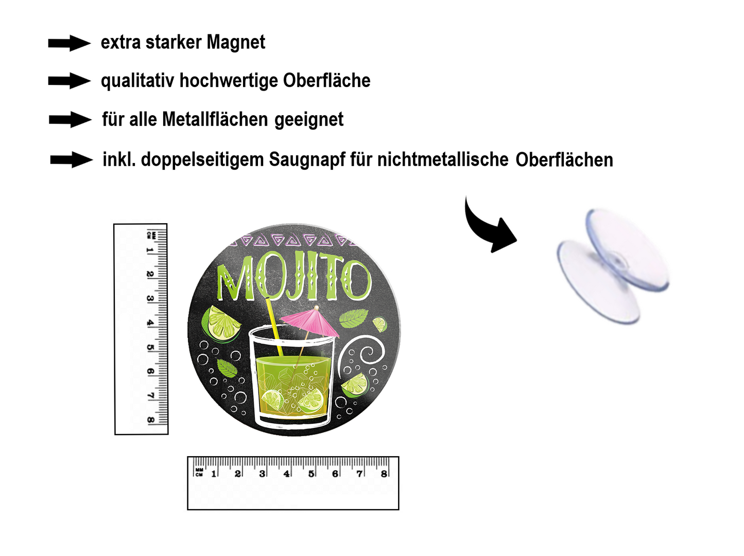 Magnet ''Mojito'' 8x8x0,3cm