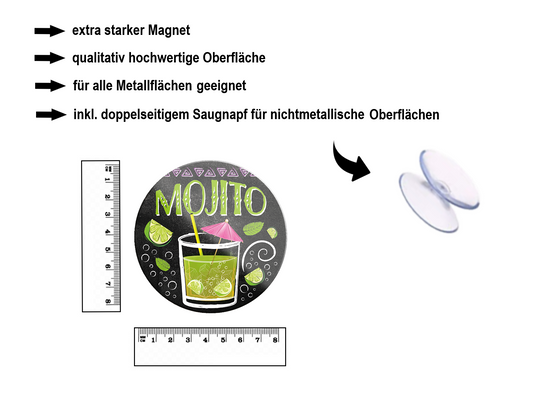 Magnet ''Mojito'' 8x8x0,3cm