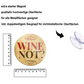 Magnet ''Wine Not'' 8x8x0,3cm
