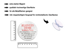Magnet ''Relativitätstheorie in einfachen Worten Klotür'' 8x8x0,3cm