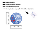 Magnet ''Zuhause ist wo der Anker fällt'' 8x8x0,3cm