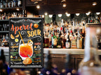Blechschilder ''Cocktailrezepte 1 von 5'' Aperol, B52, Bellini, Bloody Mary, Caipi, Cuba Libre uvm 20x30cm