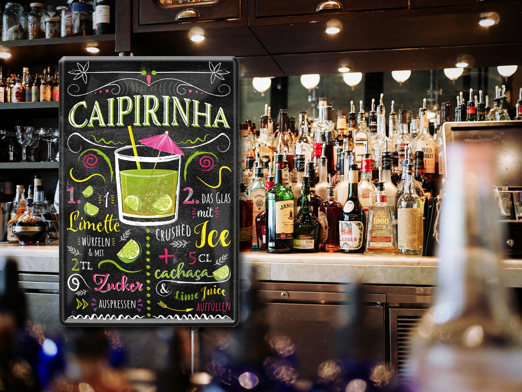 Blechschild ''Caipirinha'' 20x30cm
