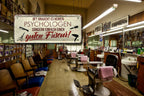 Blechschild ''Oft braucht es keine Psychologen.. guten Friseur'' 28x12cm