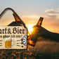 Blechschild ''Dart & Bier Das gönn ich mir (braun)'' 18x12cm