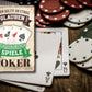 Blechschild ''Jeder sollte glauben Poker'' 20x30cm