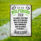 Blechschild ''Wolfsburg Fan ´20'' 20x30cm