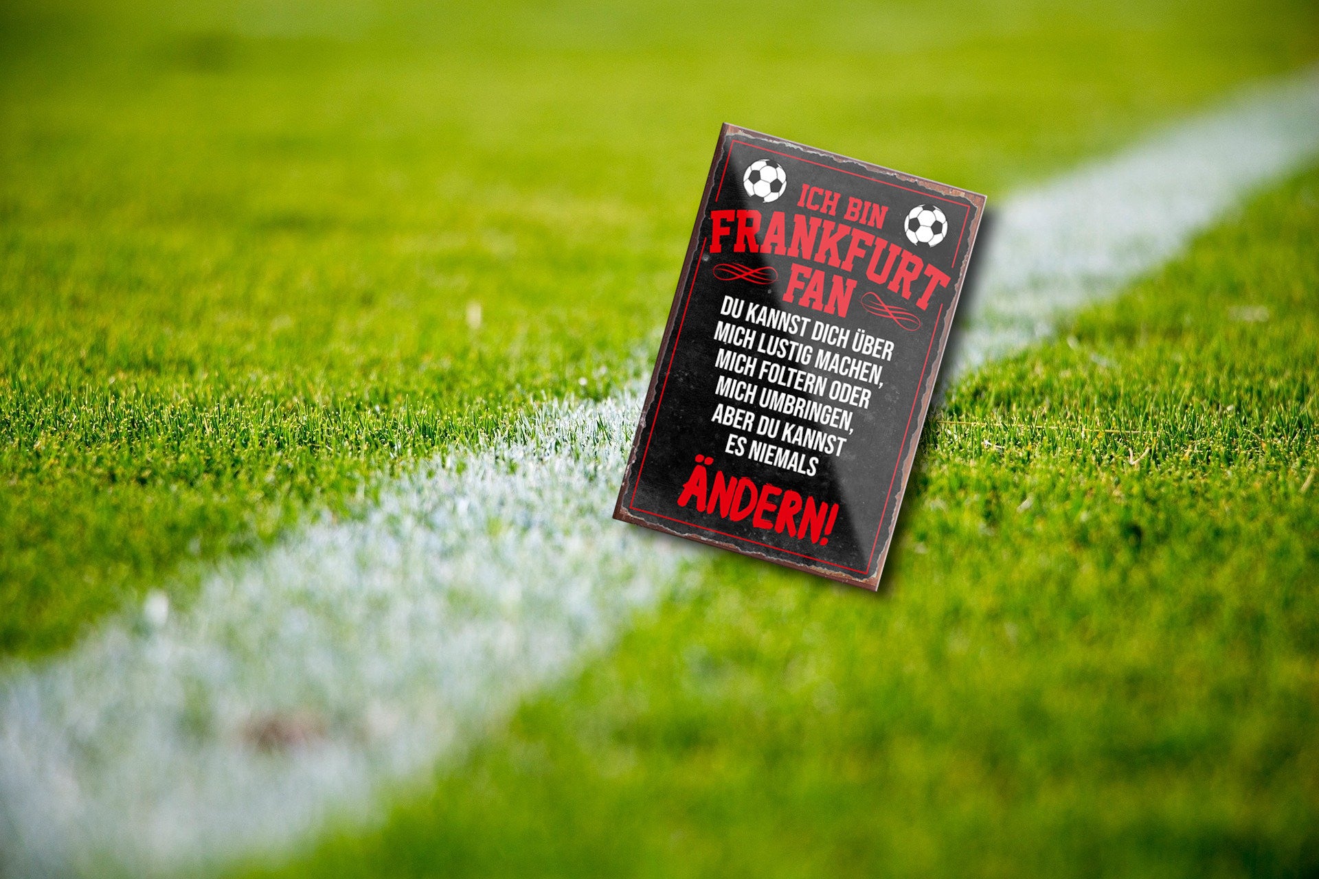 Magnet ''Frankfurt Fan'' 9x6x0,3cm