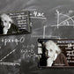 Blechschild ''Halte dich von negativen Menschen fern (Einstein)'' 20x30cm