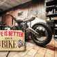 Tin sign "Life is better Bike" 18x12cm