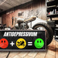 Blechschild ''Antidepressivum Motorrad'' 28x12cm