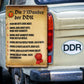 Blechschild ''Die 7 Wunder der DDR'' 20x30cm