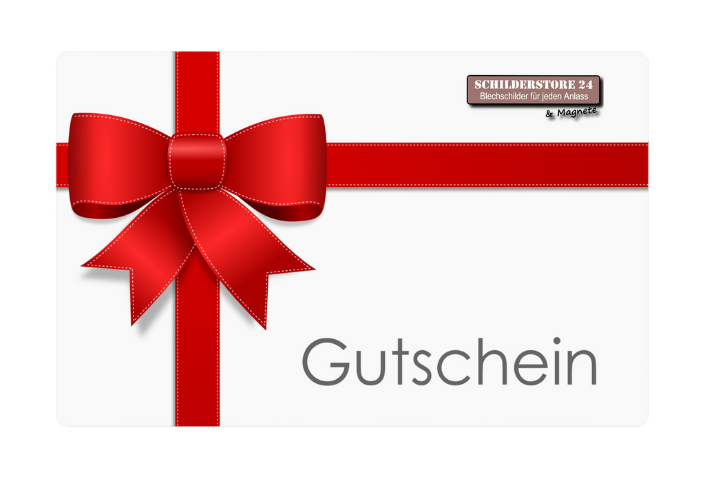 Schilderstore24 Geschenkgutschein